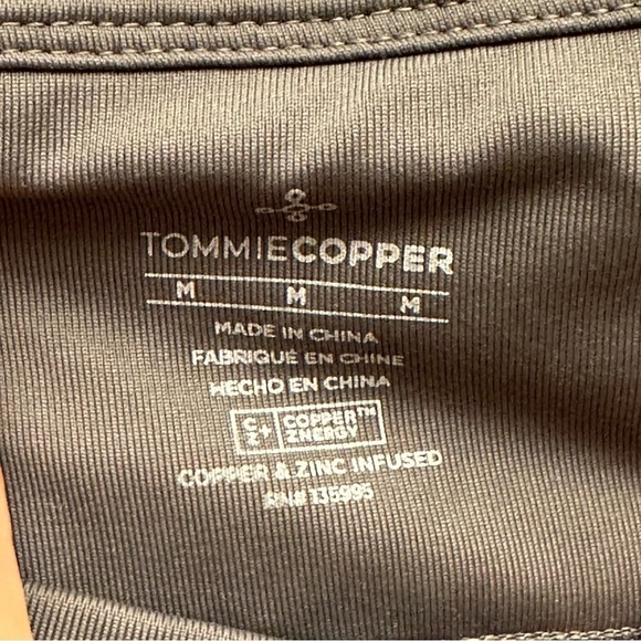 TOMMIE Copper capri leggings women’s medium copper &‎ zinc infused - Picture 2 of 5